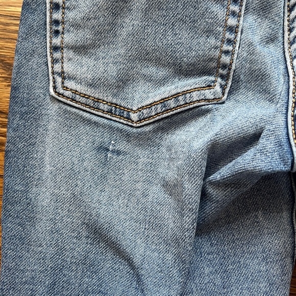 Crewcuts Kids Distressed Denim Jeans Elastic Waistband Size 8/10 - Picture 8 of 9